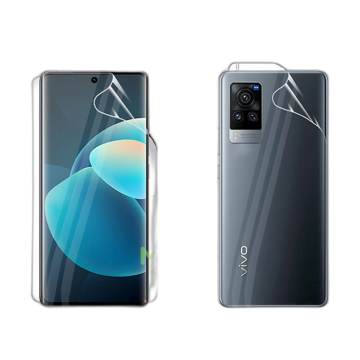 Vivo X60 Pro Front & Back Protection Clear Jelly Soft Ultra Clear Jell For Vivo X60 Pro