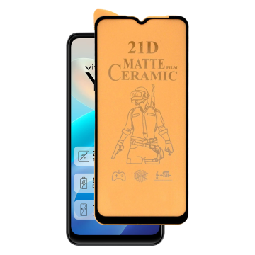 Vivo Y02 Matte Ceramic Glass Protector For Vivo Y02 