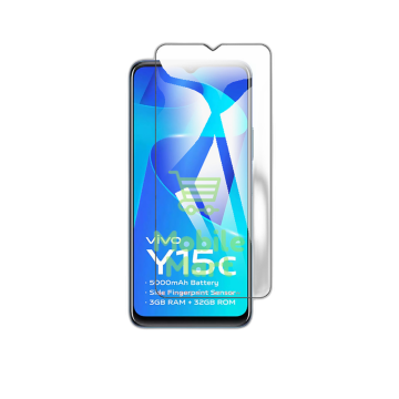 Vivo Y15c Glass Protector simple Tempered Glass For Vivo Y15c 