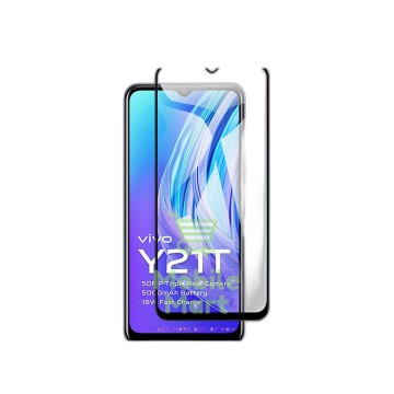 Vivo Y21T Full Screen Protector 9D Tempered Glass Protector For Vivo Y21T