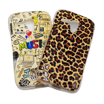 Motorola Moto G Back Cover Multicolour Soft Silicon Case For Moto G