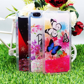 Apple iPhone 6 Water Glitter Shiny Ladies Soft Silicon Case