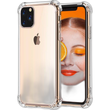 Apple iPhone 11 Pro Max Transparent Anti Shock Soft Crystal Clear Case Mobile Cover