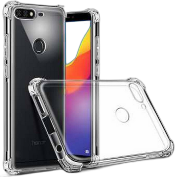 Huawei Y7 Prime 2018 Back Cover Transparent Extra Bumper Anti Shock Soft Crystal Clear Case For Y7 Prime 2018