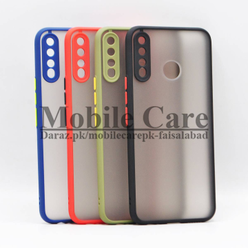 Tecno Spark 4 Smoky Matte Back Cover Camera Case