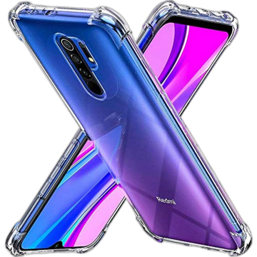 Xiaomi Redmi 9 Transparent Anti Shock Soft Crystal Clear Case Cover