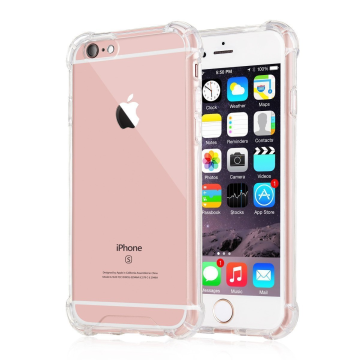 Apple iPhone 6 Transparent Anti Shock Soft Crystal Clear Case Cover