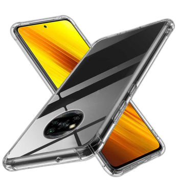 Xiaomi Poco X3 NFC Transparent Anti Shock Soft Crystal Clear Case Cover