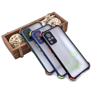 Vivo V21 Smoky Matte Bumper Armor Case Camera Protection Mobile Cover