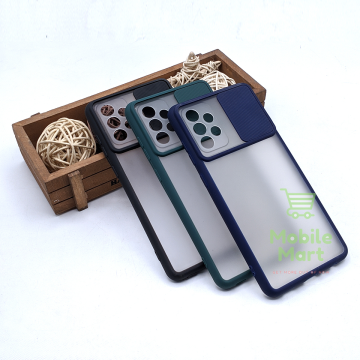 Samsung Galaxy A52 4G Smoky Matte Armor Case Window Shutter Camera Protector Mobile Cover