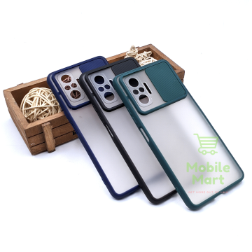 Xiaomi Redmi Note 10 Pro Smoky Matte Armor Window Shutter Camera Protector Mobile Cover