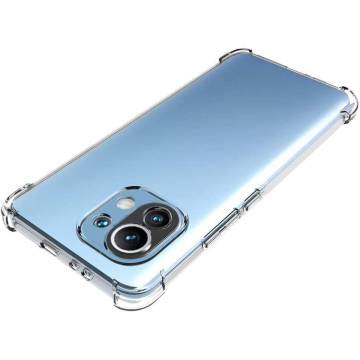 Xiaomi Mi 11 Back Cover Transparent Extra Bumper Anti Shock Soft Crystal Clear Case For Xiaomi Mi 11