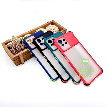 Xiaomi Mi 11 Lite Back Cover Smoky Matte Bumper Armor Case Window Shutter Slide Camera lens Protector Case Cover For Xiaomi Mi 11 Lite