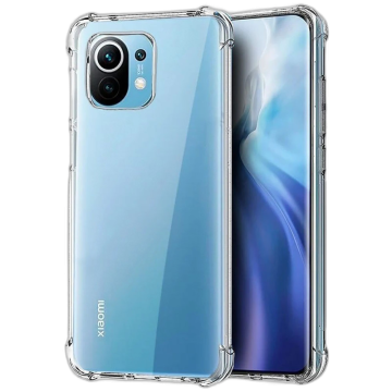 Xiaomi Mi 11 Lite Back Cover Transparent Extra Bumper Anti Shock Soft Crystal Clear Case For Xiaomi Mi 11 Lite