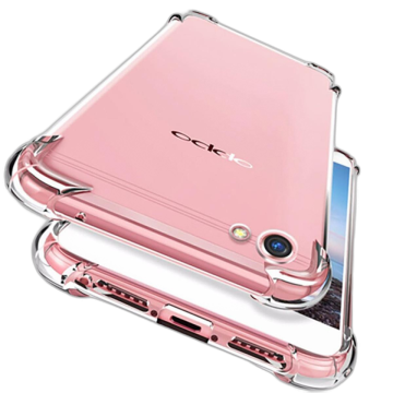 Oppo F5 Transparent Anti Shock Soft Crystal Clear Case