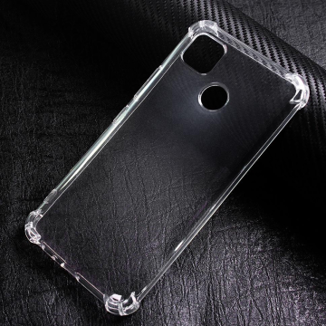 Tecno Pop 4 Transparent Anti Shock Crystal Clear Case
