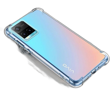 Vivo Y21T Back Cover Transparent Extra Bumper Anti Shock Soft Crystal Clear Case For Vivo Y21T