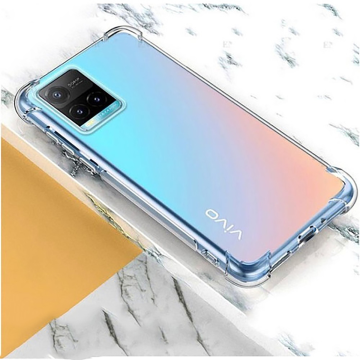 Vivo Y21s Back Cover Back Cover Transparent Extra Bumper Anti Shock Soft Crystal Clear Case For Vivo Y21s