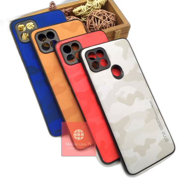 Oppo A15 Back Cover Leather Soft Color Full Silicon Cover Oppo A15 For Boys