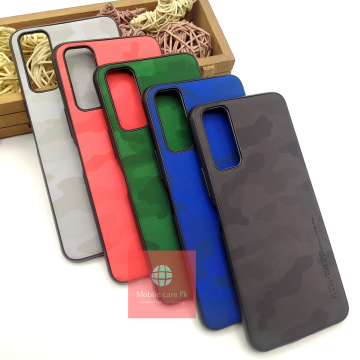 Vivo Y20A Soft Color Leather Cover