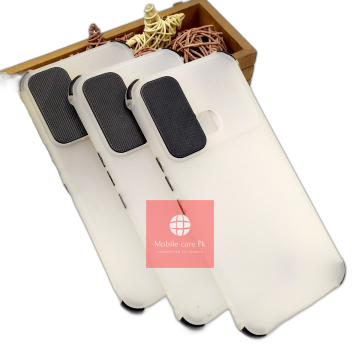 Infinix Smart 5 Pro White Soft Smoky Matte Shutter Bumper Case