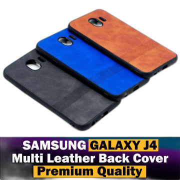 Samsung Galaxy J4 2018 Leather Style Soft Mobile Cover