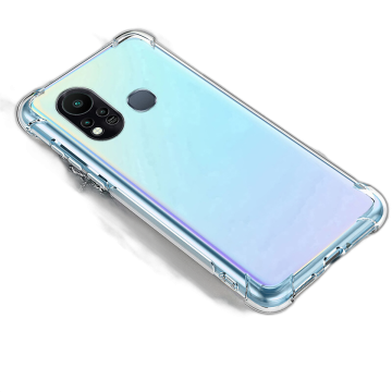 Infinix Hot 11s Transparent Anti Shock Cover