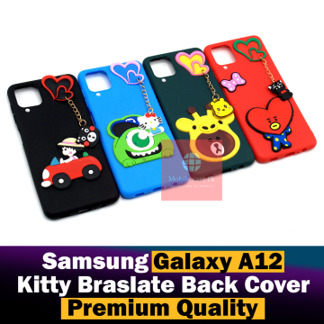 Samsung Galaxy A12 Hello Kitty Braslate Chain Soft Mobile Cover