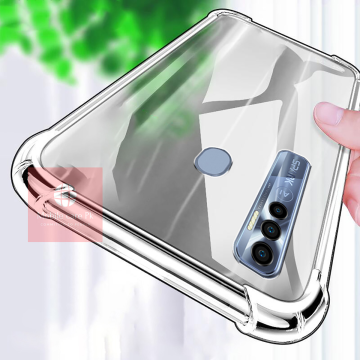 Tecno Spark 7 Pro Transparent Anti Shock Soft Crystal Clear Case