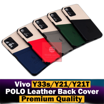 Vivo Y33 Back Cover Leather Type Soft Y33s Case For Boys
