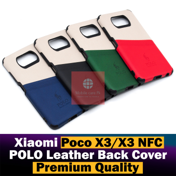 Xiaomi Poco X3 Back Cover Leather Type Soft Poco X3 Case For Boys