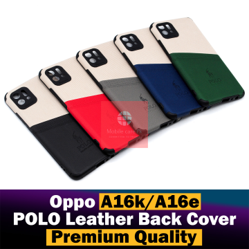 Oppo A16K Back Cover Leather Type Soft A16k Case For Boys