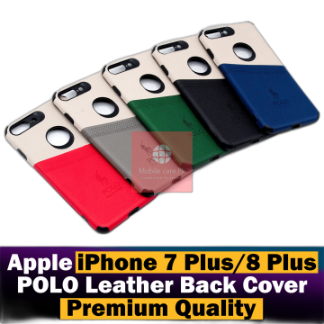 Apple iPhone 8 Plus Leather Type Soft Case Mobile Cover
