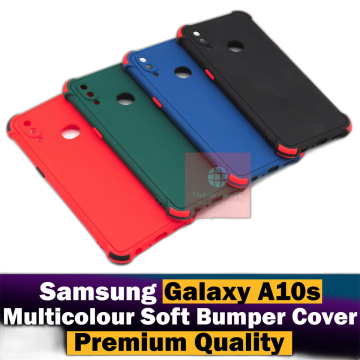 Samsung Galaxy A10s Multicolour Soft Plain Bumper Cover