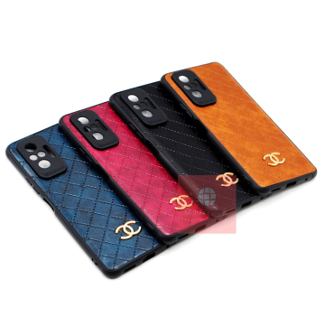 Xiaomi Redmi Note 10 Pro 4G Back Cover Leather Type CHANEL Soft Redmi Note 10 Pro Case For Boys