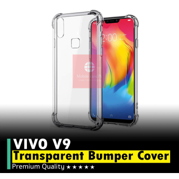 Vivo V9 Transparent Anti Shock Soft Crystal Clear Case