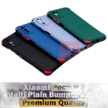 Xiaomi Redmi 9T Back Cover Multicolour Soft Plain Bumper Camera Protection Cover For Xiaomi Redmi 9T