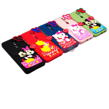 Oppo A9 2020 Back Cover Hello Kitty Braslate Chain Soft Oppo A9 2020 Case For Girls