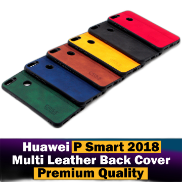 Huawei P Smart Back Cover Soft Leather Markhor Style Case For P Smart