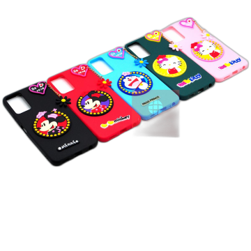 Infinix Hot 12 Back Cover Hello Kitty Braslate Chain Soft Hot 12 Case For Girls