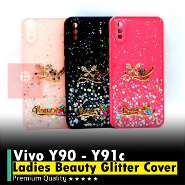 Vivo Y91c Back Cover Shine Glitter Beauty Vivo Y91c Case For Girls