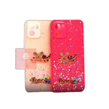 Vivo Y15s Shine Beauty Glitter Case For Girls Mobile Cover