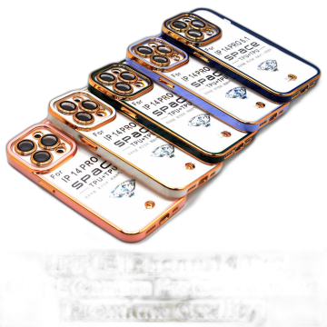 Apple iPhone 14 Pro Bronzing Golden Shine Border Cover