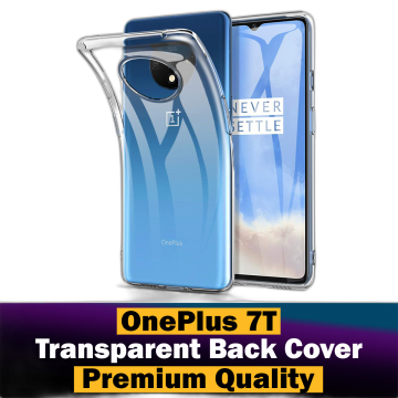 OnePlus 7T Transparent Anti Shock Soft Crystal Clear Case