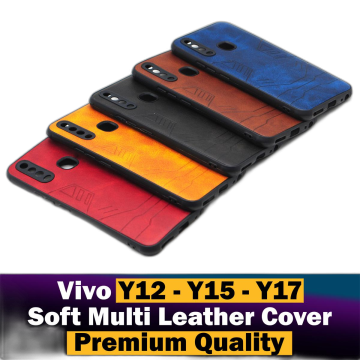Vivo Y12 Soft Leather Back Cover