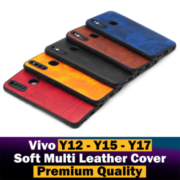 Vivo Y15 Soft Leather Cover