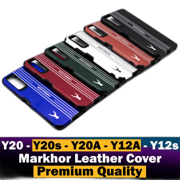 Vivo Y20s Soft Leather Markhor Style Case Cover