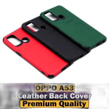 Oppo A53 Back Cover Premium Quality Soft Leather Case For Oppo A53