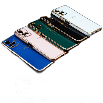 Vivo Y21A Soft Multi Golden Border Camera Protection Cover