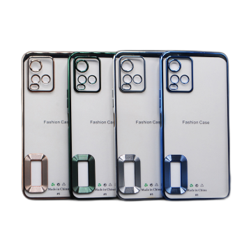 Vivo Y33s Back Cover Soft Multi Chrome Border Camera Protection Cover For Vivo Y33s